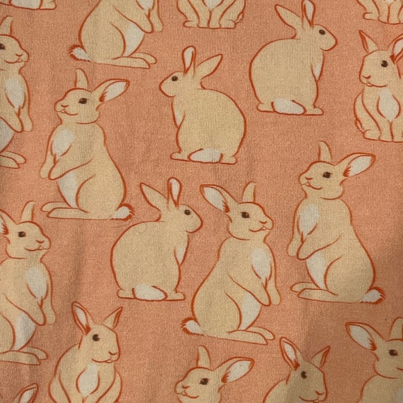 Vivie & Ash 🐰 Print Wide Leg Crop 4/5T Jumpsuit - Picture 5 of 5